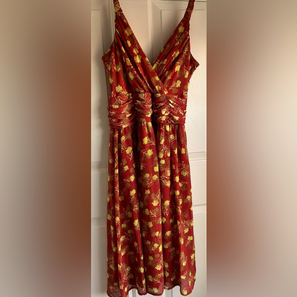 Aryeh, Tibetan Orange and yellow florals, Size Medium
